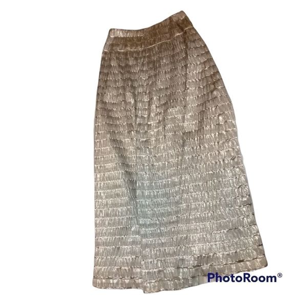 Eickhoff Long Metallic Shimmery Maxi Skirt . 😍😍 - Picture 2 of 8